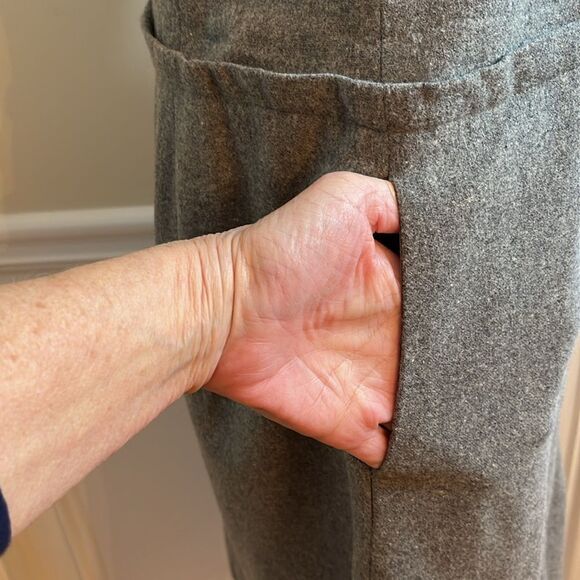 Chelsea & Theodore Collette Wool Blend Midi Dress - Picture 5 of 11